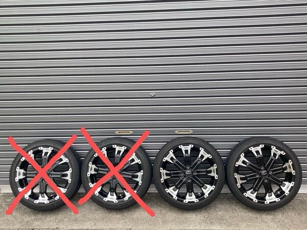 ②【美品】165/50R16 タイヤホイールセット ロクサーニ バトルシップ4 ※2本分の価格です※4本の購入を希望※商品説明必読