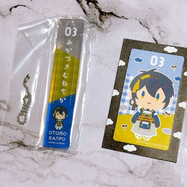 刀剣乱舞 フリューくじ G賞 御伴アクリルキーホルダー 三日月宗近 くじ券 半券 とうらぶ