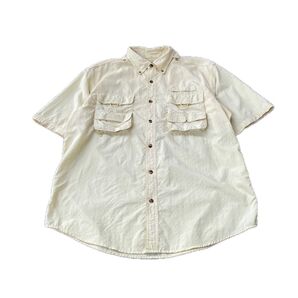 90s- "gander mountain" S/S shirt 黄色 M