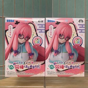 ニートくノ一となぜか同棲はじめました ちょこのせ プレミアムフィギュア 出浦白津莉 2個セット 未開封