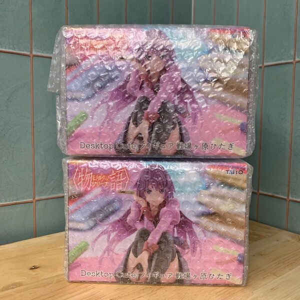 物語シリーズ Desktop Cute フィギュア 戦場ヶ原ひたぎ 2個セット 未開封 オンクレ獲得品