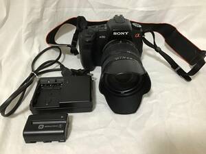 SONY ソニー デジタル一眼レフカメラ 本体 α350 レンズ SAL18200 DT18-200 充電器