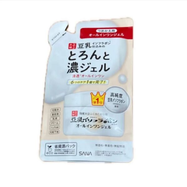 とろんと濃ジェル 豆乳イソフラボン 浸透オールインワン つめかえ用
