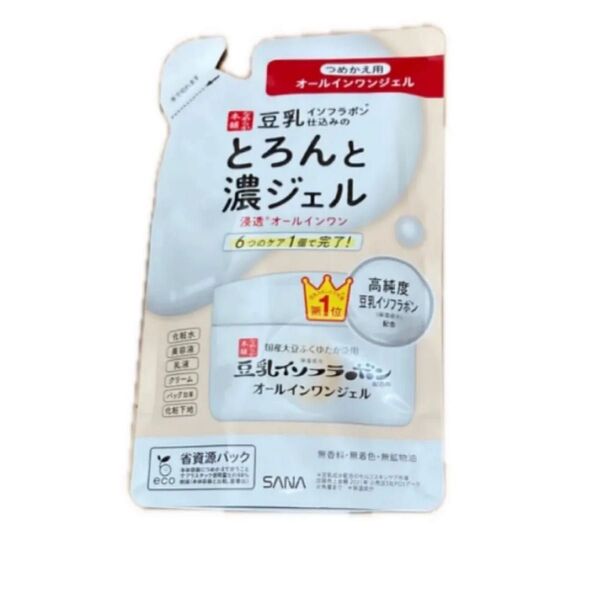 とろんと濃ジェル 豆乳イソフラボン 浸透オールインワン つめかえ用