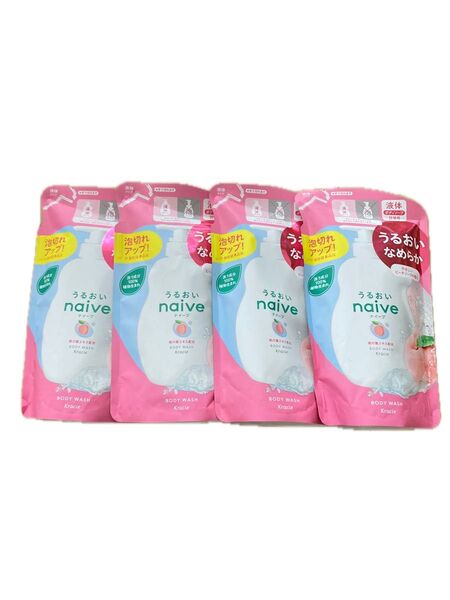 ナイーブ 詰め替え ボディソープ 液体タイプ まとめ売り うるおいナイーブ 桃の葉エキス配合