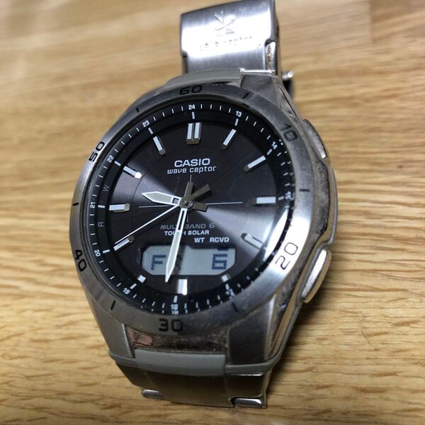 CASIO wave ceptor 腕時計 電波ソーラー
