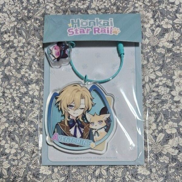 崩壊スターレイル アベンチュリン アクリルキーホルダー ちびネコシリーズ