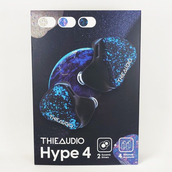 THIEAUDIO HYPE 4 ブラック+ESTケーブル(4.4mm)※当初付属のESTケーブル3.5mmは欠品しております。
