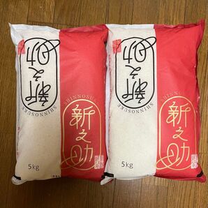 新之助 5kg 2袋セット精米 新潟県産 06年度産