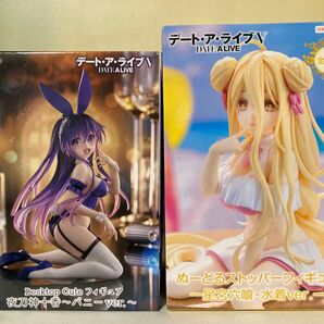 「デート・ア・ライブⅤ」夜刀神十香 星宮六喰フィギュア2種セット(未開封,箱のまま)