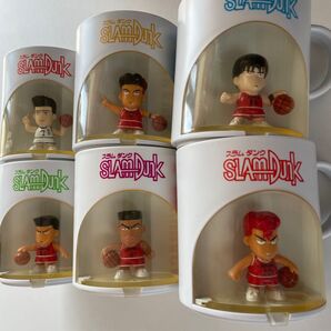 スラムダンク フィギュア付きマグカップ 6個セット フルコンプ