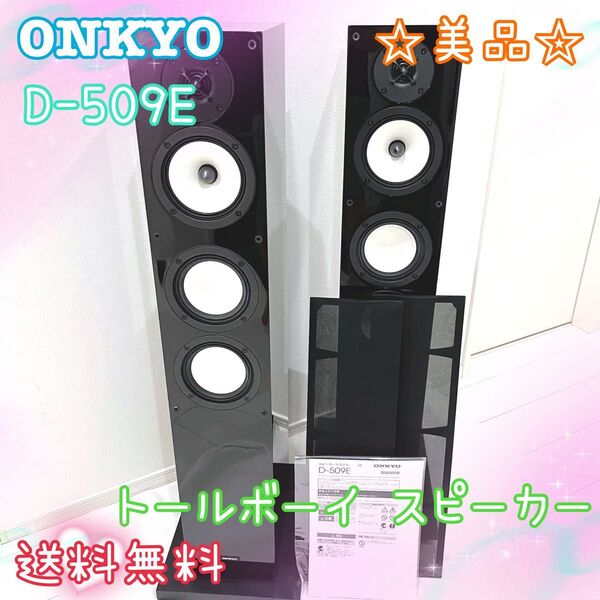 ONKYO オンキョー 3way トールボーイ スピーカーD-509E ペア