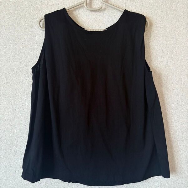 【中古品】PAGEBOY ページボーイ トップス ノースリーブカットソー ノースリーブ ブラック