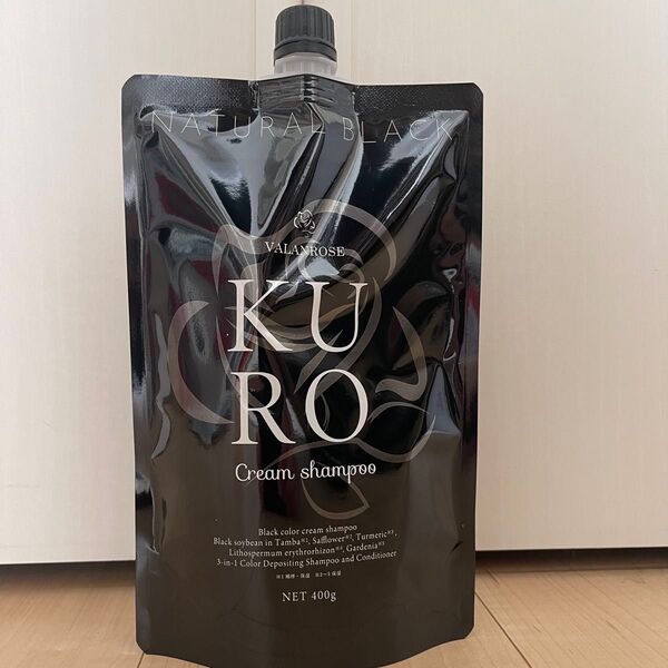 B.VALANCE バランローズ KUROクリームシャンプー 400g 白髪染め