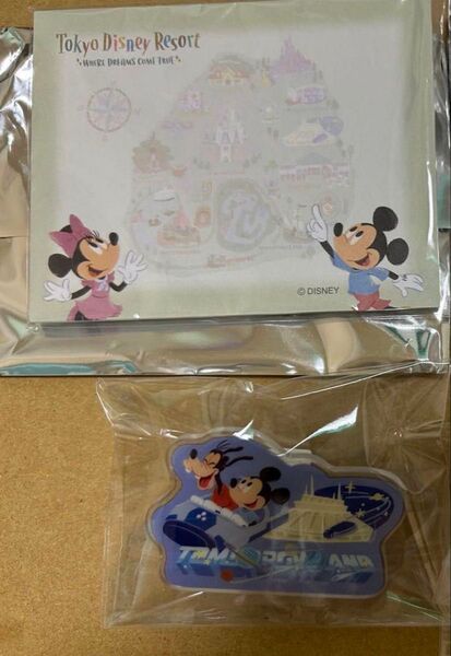 ディズニーリゾート クリップ メモ付き 東京ディズニーランド スペースマウンテン