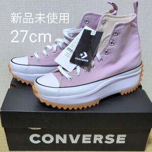 新品 日本未発売 CONVERSE コンバース ランスターハイク 27.0cm 珍しいブラックワンスター