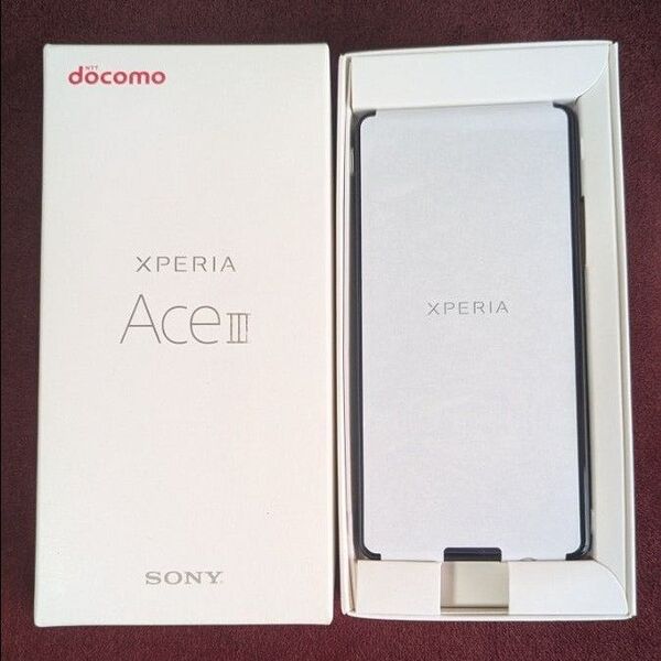 Xperia Ace III SO-53C 5.5インチ メモリー4GB ストレージ64GB ブラック ドコモ SIMフリー