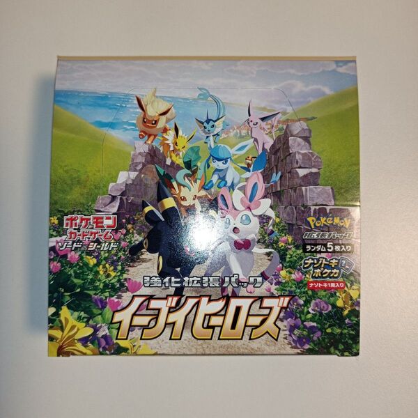 ポケモンカードゲーム ポケカ イーブイヒーローズ BOX 29パック入り 未開封パック 空箱 シュリンクなし