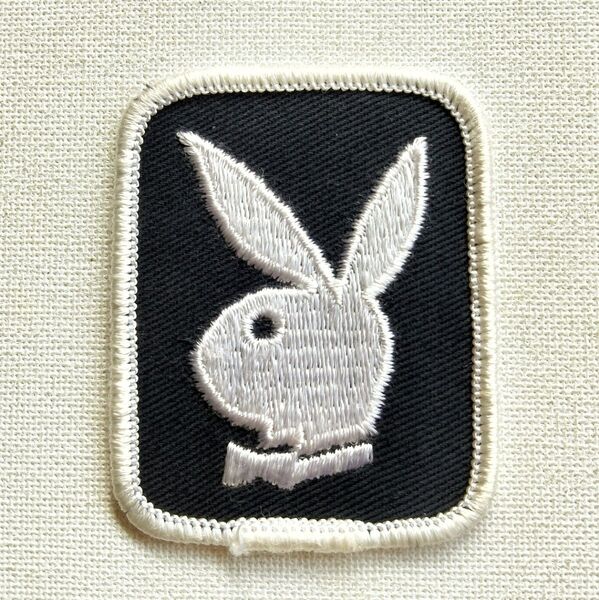 PLAYBOY ワッペン 刺繍 ビンテージ プレイボーイ アメリカ USA バイカー ハーレー バニー アンティーク