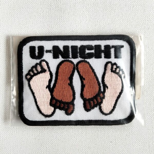 U-NIGHT ワッペン 刺繍 ビンテージ アメリカ USA 足 アンティーク ヴィンテージ JAVA デッドストック