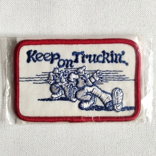 Keep on Truckin' ワッペン ビンテージ アメリカ USA トラッカー ROBERT CRUMB ロバートクラム