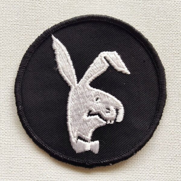 PLAYBOY ワッペン 刺繍 ビンテージ プレイボーイ アメリカ USA バイカー ハーレー トラッカー アンティーク