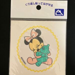 赤ちゃんミニーマウスのステッカー 未開封