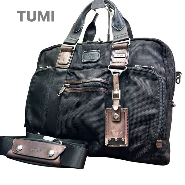 TUMI トゥミ ビジネスバッグ ブリーフケース ショルダーバッグ ハンドバッグ トートバッグ ビジネス ブラック 黒 A4収納