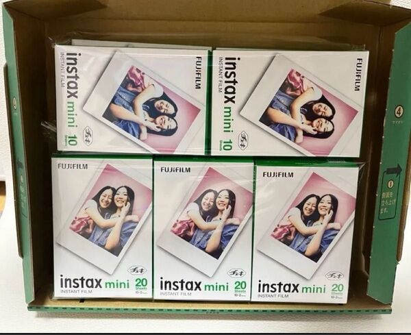 【新品・未使用】FUJIFILM 富士フィルム チェキフィルム instax mini JP1 & JP2 合計100枚