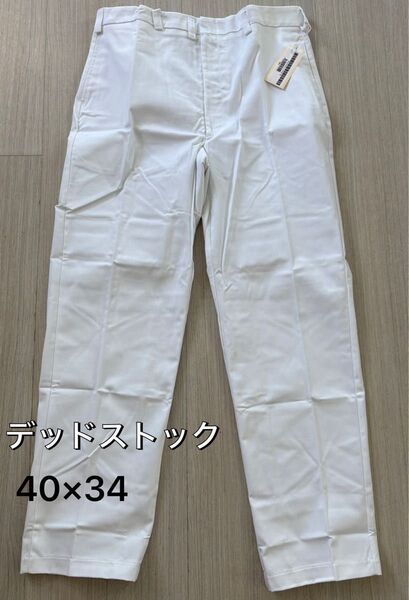デッドストック 40×34 US MEDICAL パンツ 白 米軍 アメリカ軍 U.S. ARMY