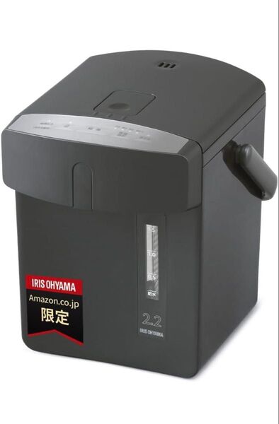 IRIS OHYAMA 電気ポット Amazon限定 2.2L ブラック