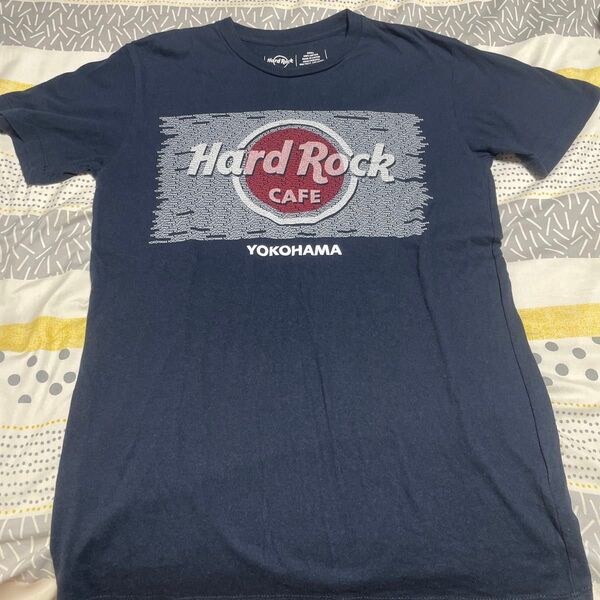 週末セール!Hard Rock CAFE 横浜 Tシャツ ネイビー Sサイズ