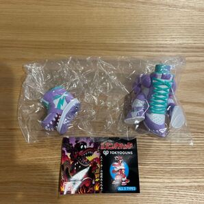 ガチャポン 怪獣スニーカーヘッド トイズキャビン 新品 ライトパープルカラー
