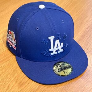 新品 Born x Raised ドジャース ニューエラ59FIFTYコラボキャップ 7 3/8 24 WSチャンピオンパッチ