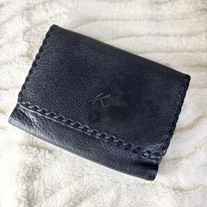 【KITAMURA】キタムラ 折り財布 ミディアムウォレット ブラック