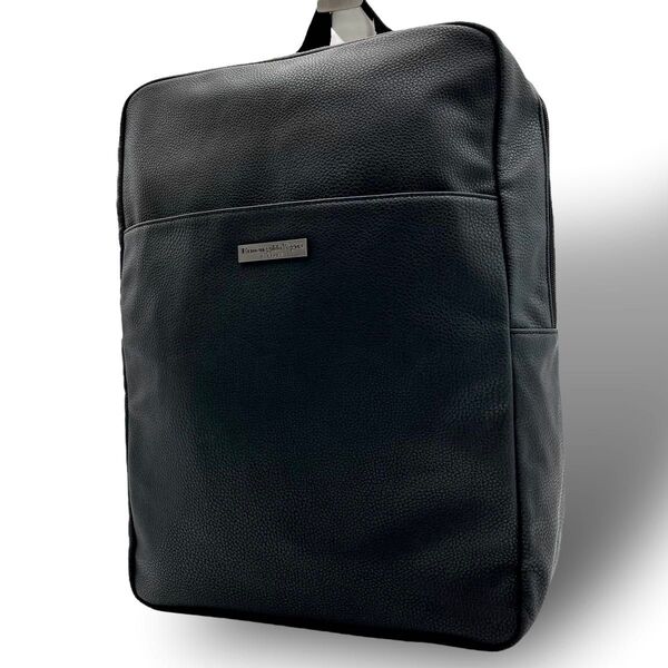【極美品】 Ermenegildo Zegna エルメネジルドゼニア リュックサック ビジネスリュック A4 ブラック 黒 通勤