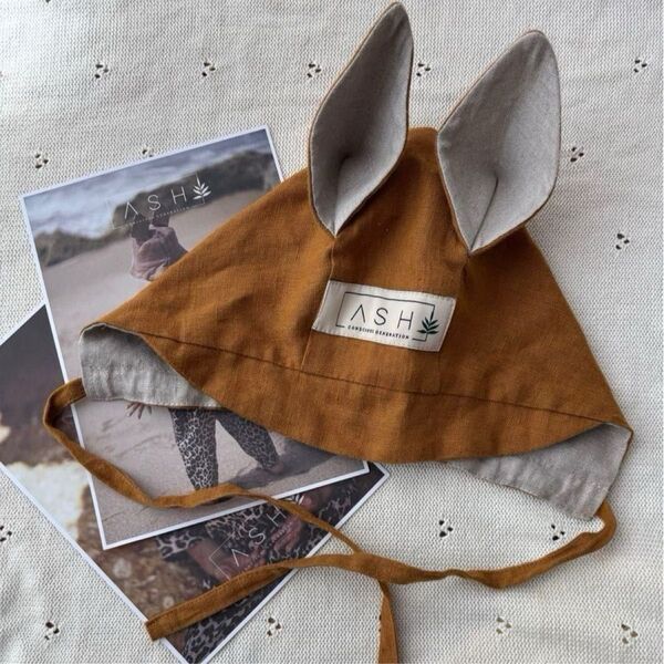 ASH Generation リスボンネット ginger 49cm帽子 bonnet shomka