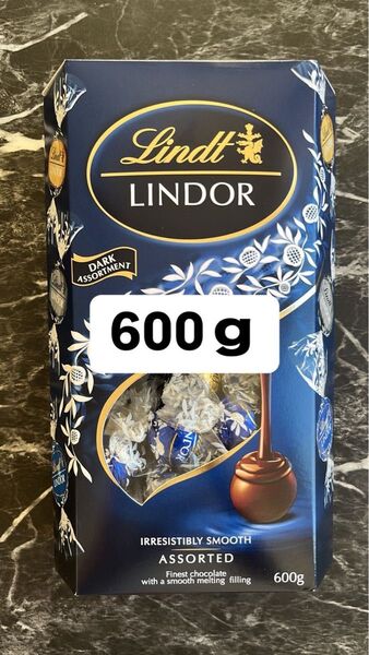 あぶらとり紙付き(4分の1) リンツ ダークアソート チョコレート リンドールチョコレート 600g