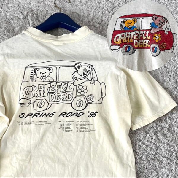 ヴィンテージ 90年代 グレイトフルデッド デッドベア ツアーTシャツ 半袖Tシャツ USA製 ヘインズ