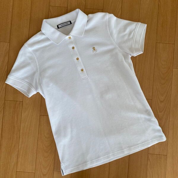 【美品】マークアンドロナ ポロシャツ MARK&LONA レディース 38サイズ ホワイト