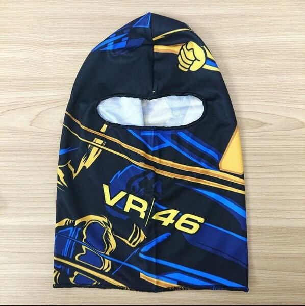 VR46 ヘルメット インナー フルフェイス マスク 新品 送料無料/ UV対策 夏用 速乾性
