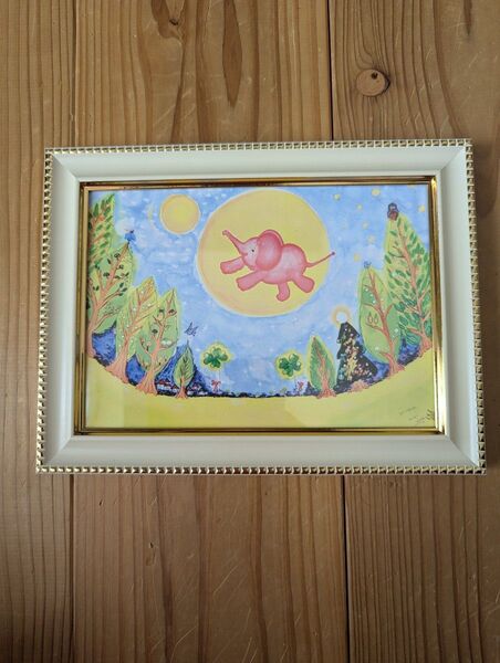 沖縄県出身の画家kariさんのレプリカ作品 絵画 額装 アート インテリア 額入り