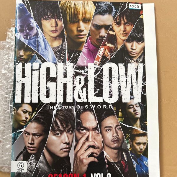 HIGH&LOW THE STORY OF S.W.O.R.D. SEASON 1 VOL.1 DVD