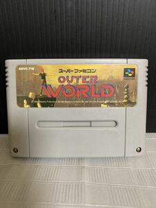 即決/SFC/OUTERWORLD/スーパーファミコン/アウターワールド/ゲームソフトのみ/動作未確認/部品取り用/小傷汚れ等経年劣化有/ジャンク品扱