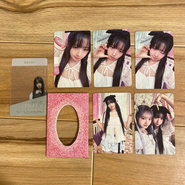 ive dicon Bver. 光文社特典付き レイ リズ 両面 トレカ K-POP フォトカード