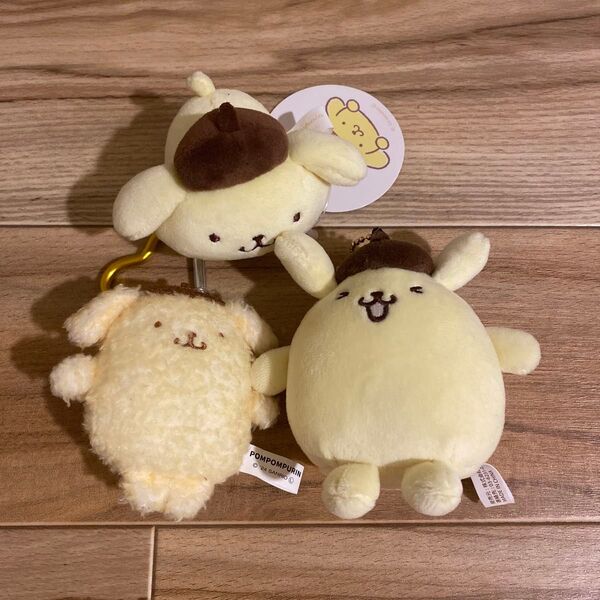 ポムポムプリン むにゅぐるみパティオ限定 マスコット ぬいぐるみ レア 完売品 サンリオ