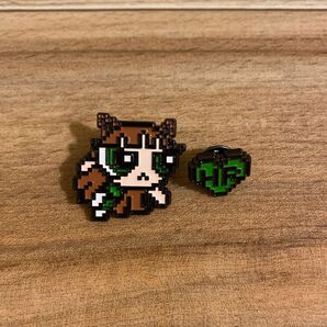 newjeans ヘリン パワーパフガールズ メタルバッジ ラインフレンズ レア ピンズ ピンバッジ