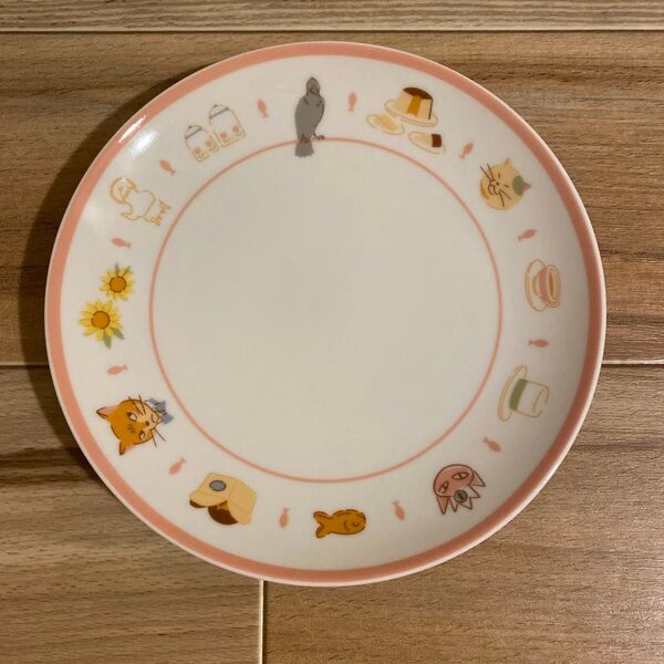 ジブリ 猫の恩返し 猫の事務所のティータイム プレート 食器 お皿 レア 平皿 バロン ムタ
