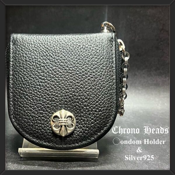【Chrono Heads】Silver925|本革エチケットケース|ピルケース|シルバー925