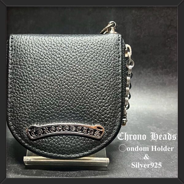 【Chrono Heads】Silver925|本革エチケットケース|ピルケース|シルバー925
